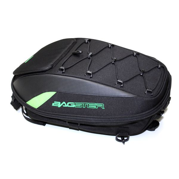Motorcycle Saddlebags Bagster Spider Black Green