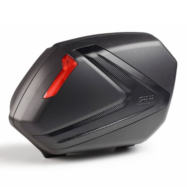 Top Boxes - Panniers Givi Monokey Side V37NNT Black Carbon Red