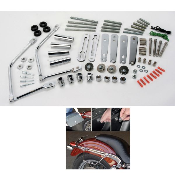 Motorcycle Accessories Saddlemen Mounting Kit Complet Pour Sacoches Laterales