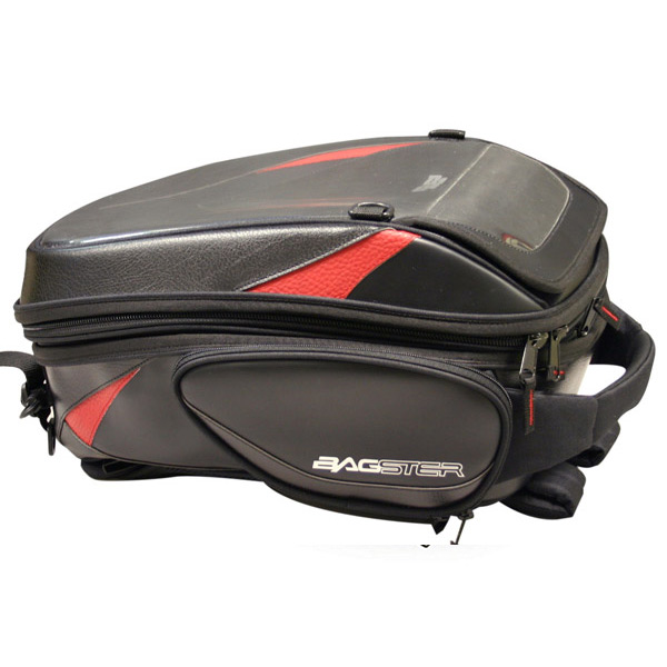 Motorcycle Accessories Bagster Rider Black Red