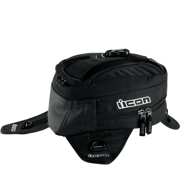 Motorcycle Accessories ICON Primer Tank Bag Black