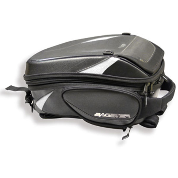 Motorcycle Accessories Bagster Rider Black White