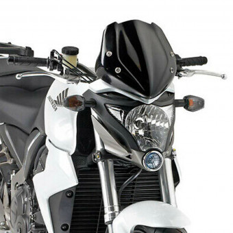 Screen Givi Black bubble 247N Benelli BN302/Ducati Streetfigter/Honda CB1000R