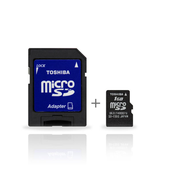 Motorcycle Accessories TOSHIBA Micro SD Memory Card + SD Adapter