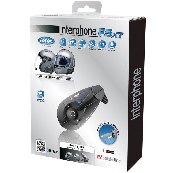 Motorcycle Accessories Cellular Line F5 XT