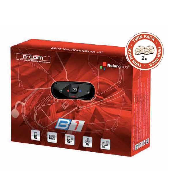 Motorcycle Accessories Nolan Bluetooth Kit B1 Twin Pack Pour N104 - N44