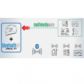 Nolan N-Com Bluetooth Kit Multi Twin Pack