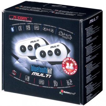 Motorcycle Accessories Nolan N-Com Bluetooth Kit Multi Twin Pack
