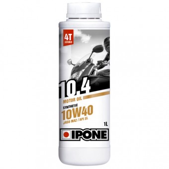 Motorcycle Oil IPONE 10.4 - 10W40 Synthetic - 1 Litre 4T Motorcycle Oil IPONE 10.4 - 10W40 Synthetic - 1 Litre 4T
