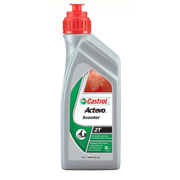 Motorcycle Oil Castrol Act Evo Scooter 2T 1 Liter