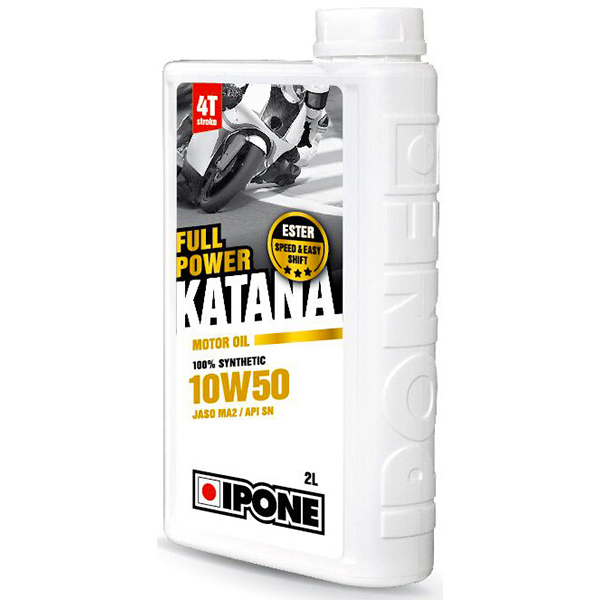 Motorcycle Oil IPONE Full Power Katana - 10W50 100 % Synthetic - 2 Litre 4T Motorcycle Oil IPONE Full Power Katana - 10W50 100 % Synthetic - 2 Litre 4T