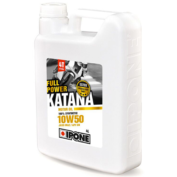 Motorcycle Oil IPONE Full Power Katana - 10W50 100 % Synthetic - 4 Litre 4T Motorcycle Oil IPONE Full Power Katana - 10W50 100 % Synthetic - 4 Litre 4T