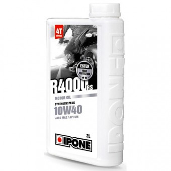 Motorcycle Oil IPONE R4000 RS - 10W40 Synthetic Plus - 2 Litre 4T Motorcycle Oil IPONE R4000 RS - 10W40 Synthetic Plus - 2 Litre 4T