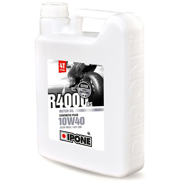 Motorcycle Oil IPONE R4000 RS - 10W40 Synthetic Plus - 4 Litre 4T