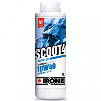 Motorcycle Oil IPONE Scoot 4 - 10W40 Synthetic - 1 Litre 4T Motorcycle Oil IPONE Scoot 4 - 10W40 Synthetic - 1 Litre 4T