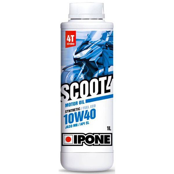 Motorcycle Oil IPONE Scoot 4 - 10W40 Synthetic - 1 Litre 4T Motorcycle Oil IPONE Scoot 4 - 10W40 Synthetic - 1 Litre 4T