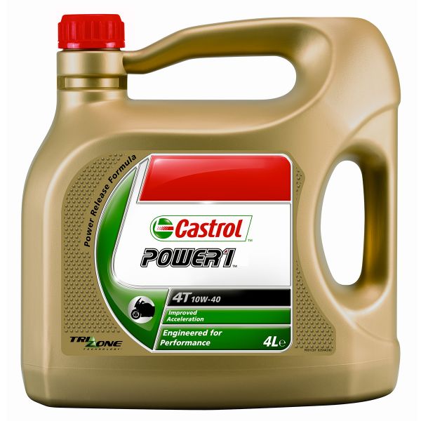 Motorcycle Oil Castrol Power 1 Racing 4T 10W-40 4 Liters