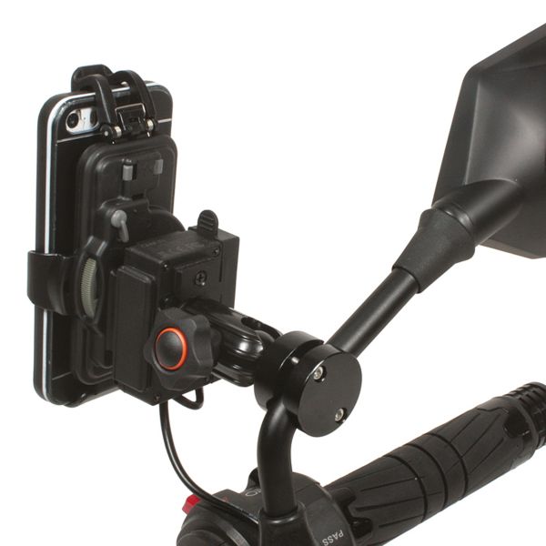 Pliers Chaft Smartphone holder rod with charger