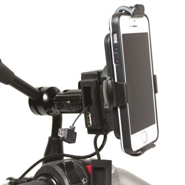 Chaft Smartphone holder rod with charger