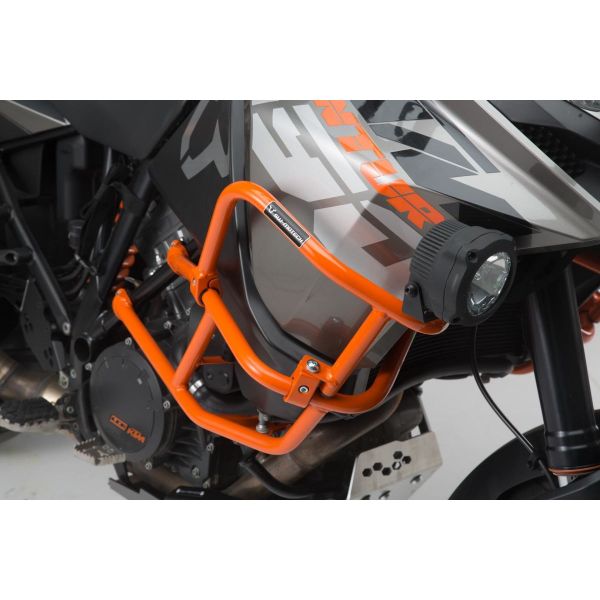 Crash bar & frame sliders SW-MOTECH Crash Bar Top Orange KTM Adventure 1090/Super Adventure 1290 (17-19)