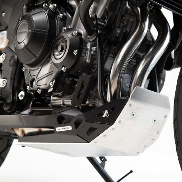 Engine guard SW-MOTECH Sabot Aluminium Black Honda CB500X (18-20)