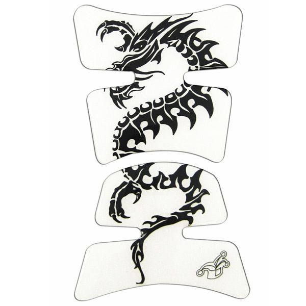 Motorcycle Accessories MAD Skeletdrag Black Transparent