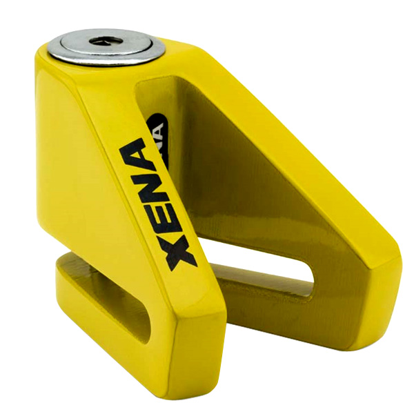 Motorcycle Accessories Xena Series X1 Yellow Disc Lock