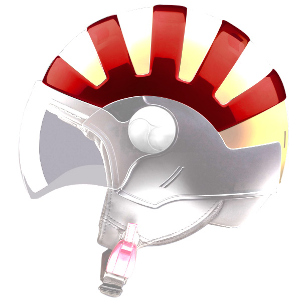 Motorcycle Helmet Accessories IDI Cover Red