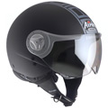 Motorcycle Helmet Airoh Naked Luxe Black Grey N8NG