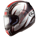 Full Face Arai Viper Spiral Red
