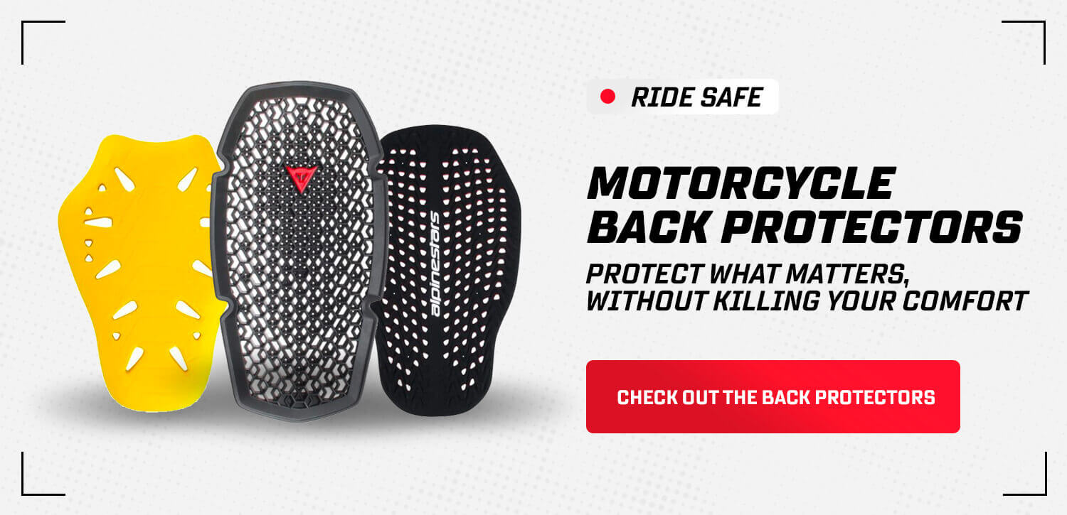 Motorcycle back protectors