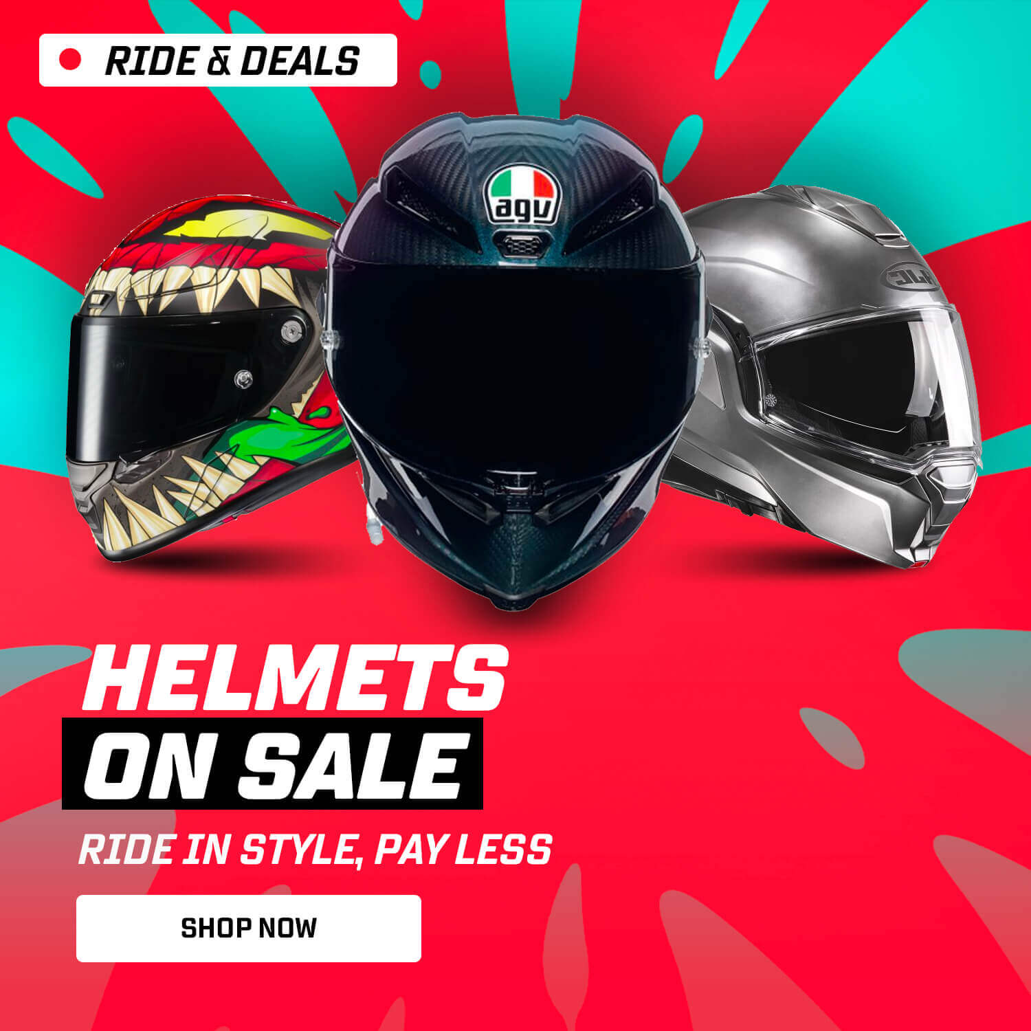 Helmets on sale