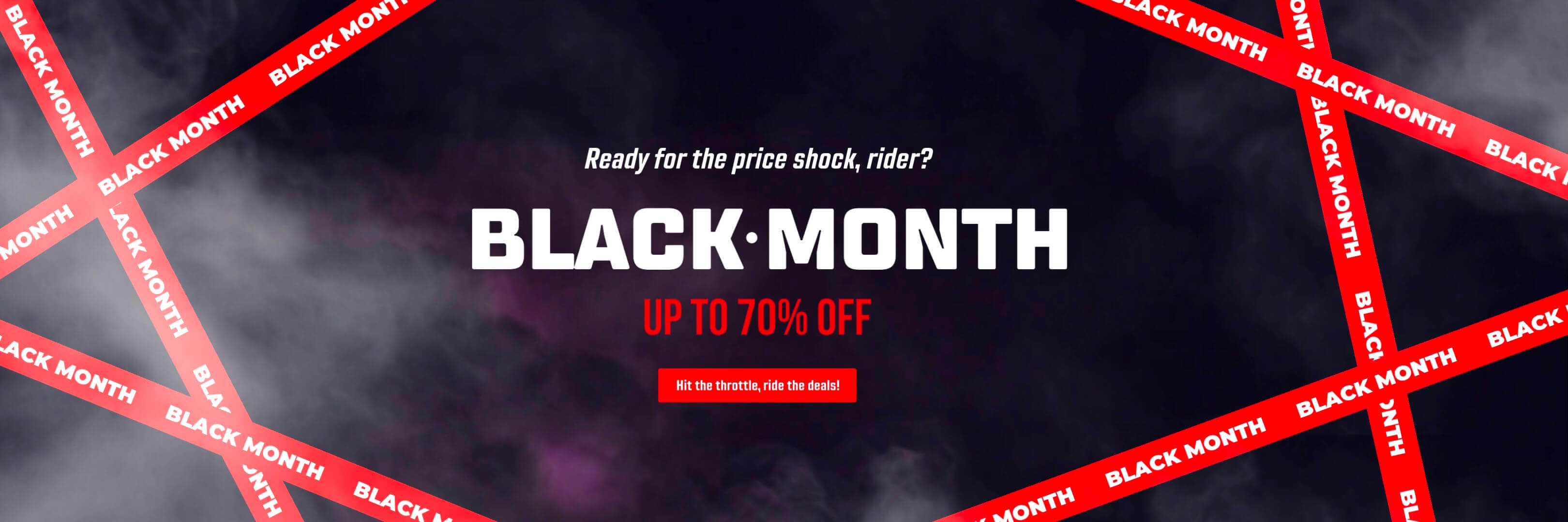 Black Month up to 70% off