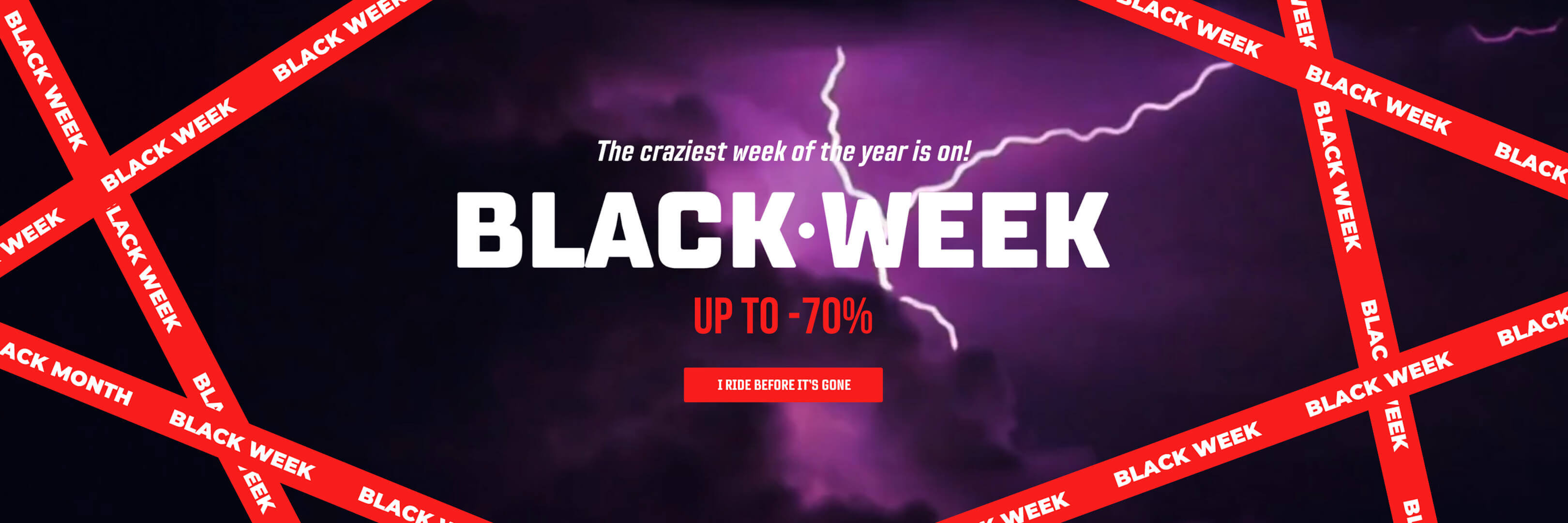 Black Week up to 70% off