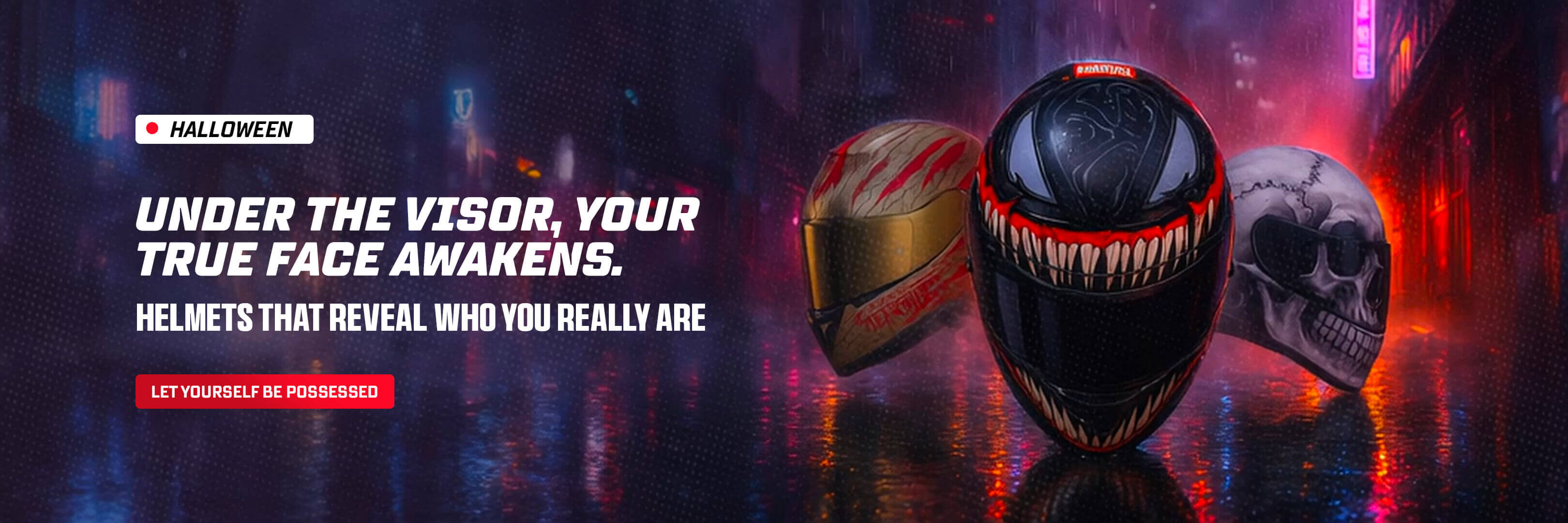 Helmets that reveal who you really are