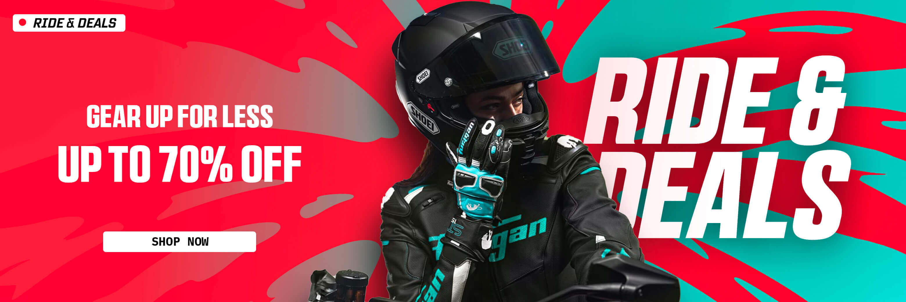 Ride & Deals up to 70% off