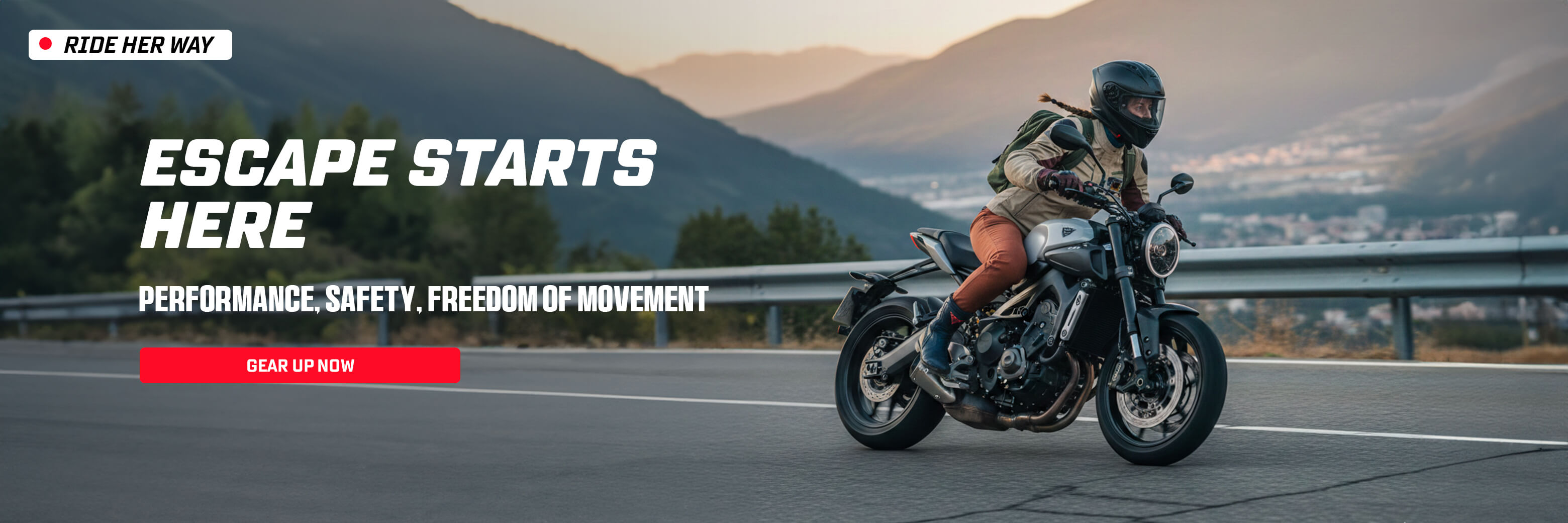 Ride her Way: escape starts here