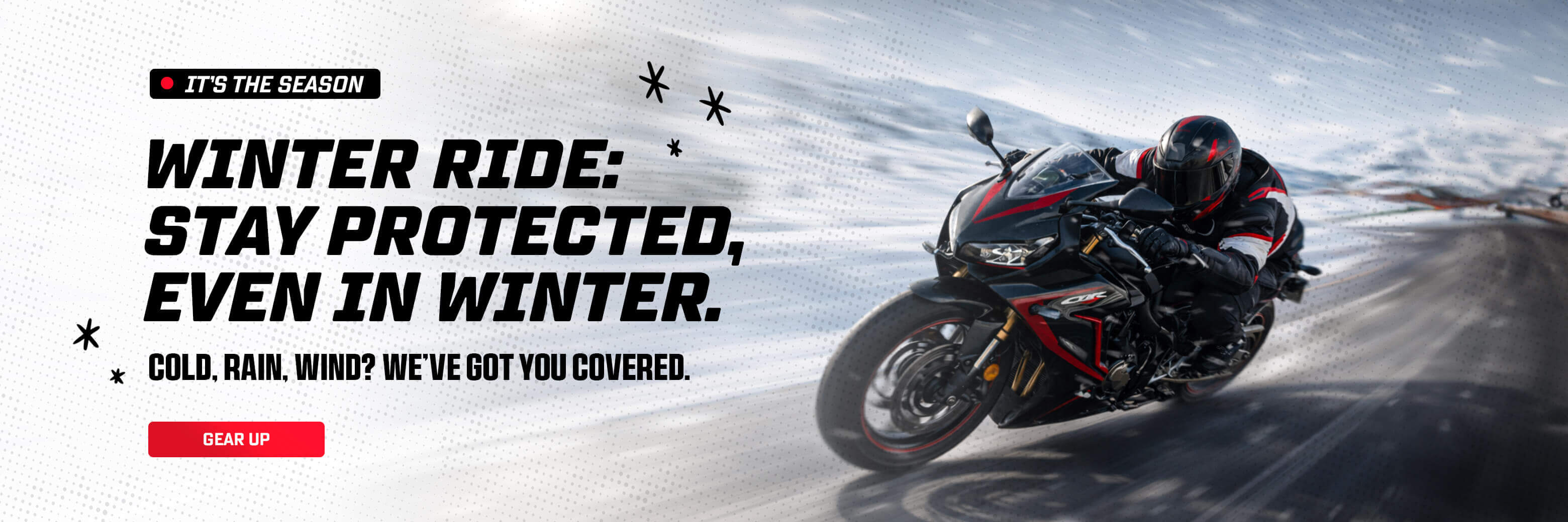 Winter Ride: Stay protected, even in winter