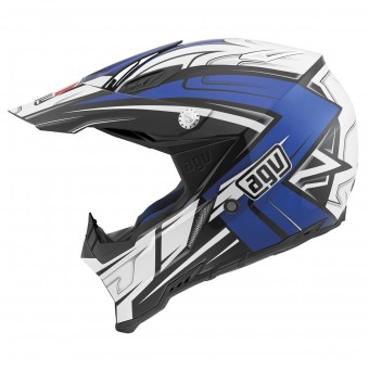 Motocross AGV AX-8 Evo Factory Blue