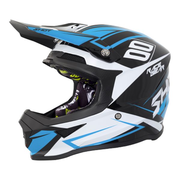 Motocross SHOT Furious Alert Black Blue