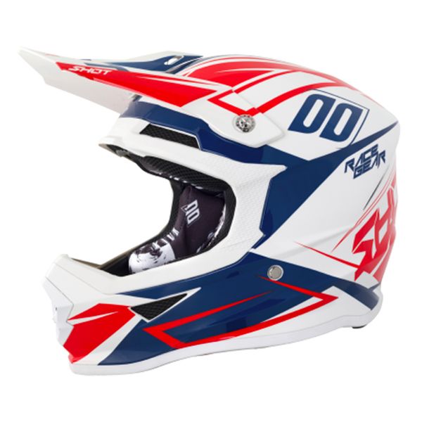 Motocross SHOT Furious Alert Blue Red