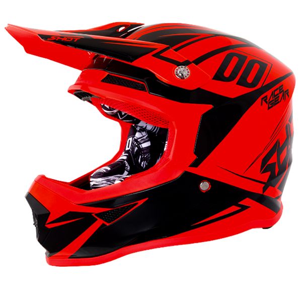 Motocross SHOT Furious Alert Neon Orange