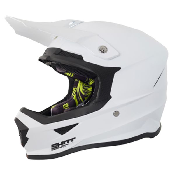 Motocross SHOT Furious Solid White