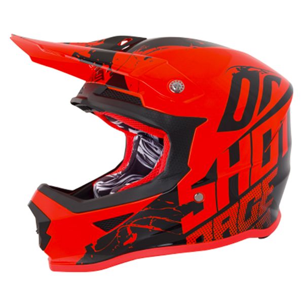 Motocross SHOT Furious Venom Neon Orange