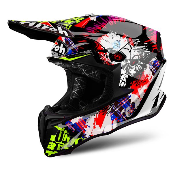 Motocross Airoh Twist Crazy Black