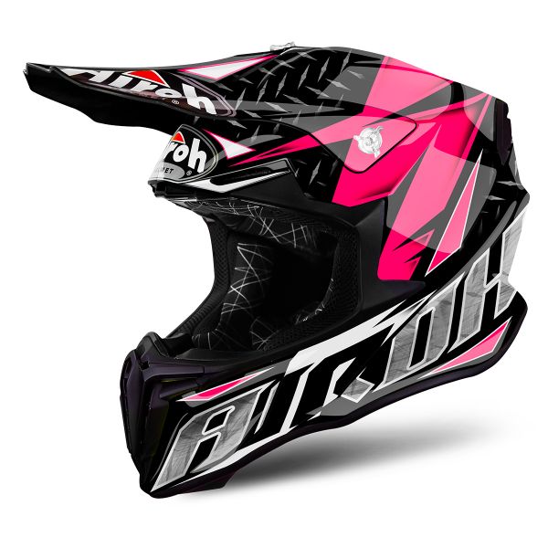 Motocross Airoh Twist Iron Pink