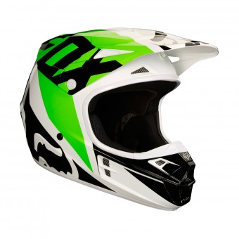 Motocross FOX V1 Race Black White Green