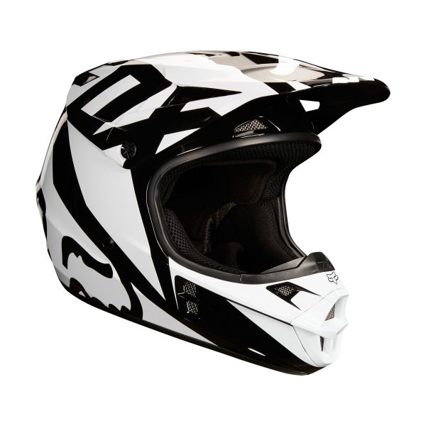 Motocross FOX V1 Race Black White