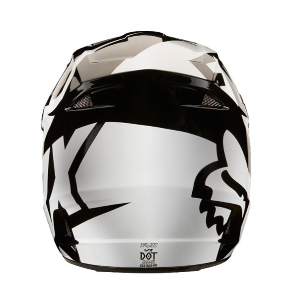 FOX V1 Race Black White