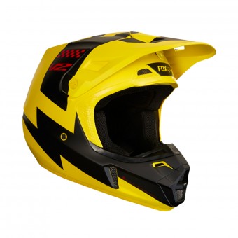 Casque Motocross FOX V2 Master Yellow Casque Motocross FOX V2 Master Yellow